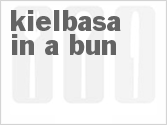 recipe for kielbasa in a bun