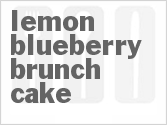recipe for lemon blueberry brunch cake
