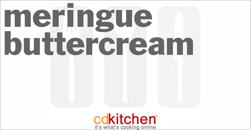 Meringue Buttercream - CDKitchen.com