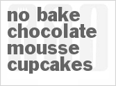 recipe for no-bake chocolate mousse cupcakes