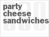 recipe for party cheese sandwiches