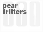 recipe for pear fritters