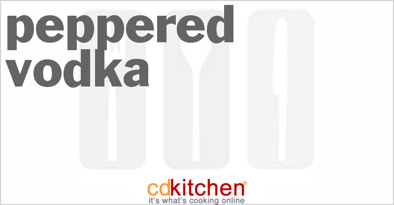 Peppered Vodka - CDKitchen.com