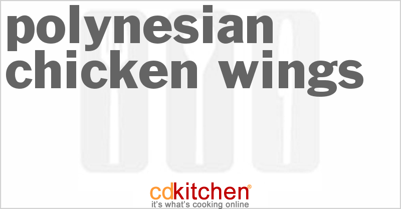 Polynesian Chicken Wings - CDKitchen.com