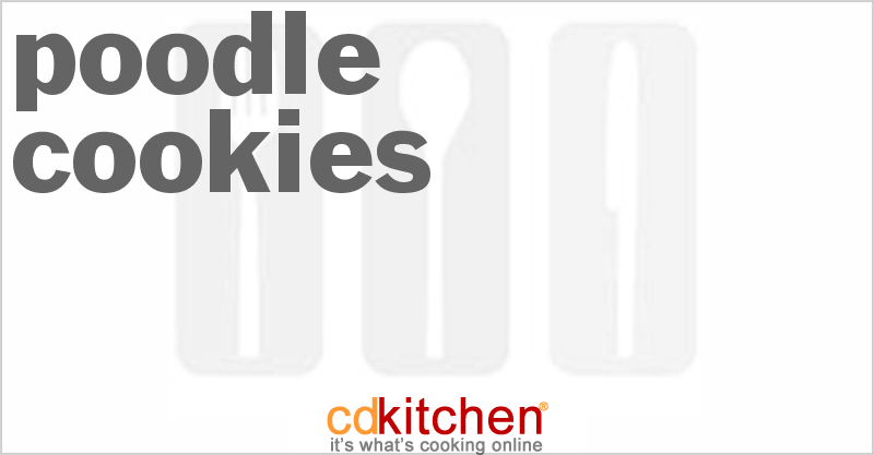 Poodle Cookies - CDKitchen.com
