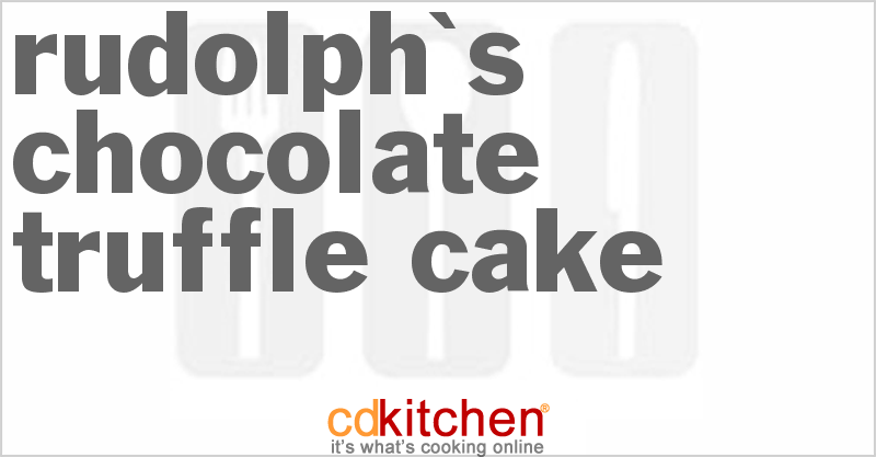 Rudolph's Chocolate Truffle Cake - CDKitchen.com