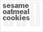 recipe for sesame oatmeal cookies