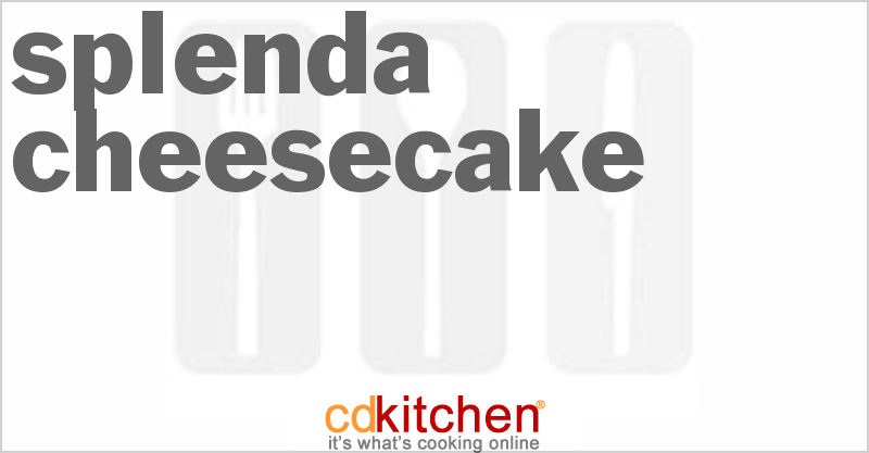 Splenda Cheesecake - CDKitchen.com