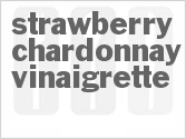 recipe for strawberry-chardonnay vinaigrette