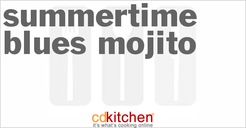 Summertime Blues Mojito - CDKitchen.com