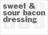 recipe for sweet & sour bacon salad dressing