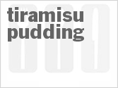 recipe for tiramisu pudding