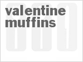 recipe for valentine muffins