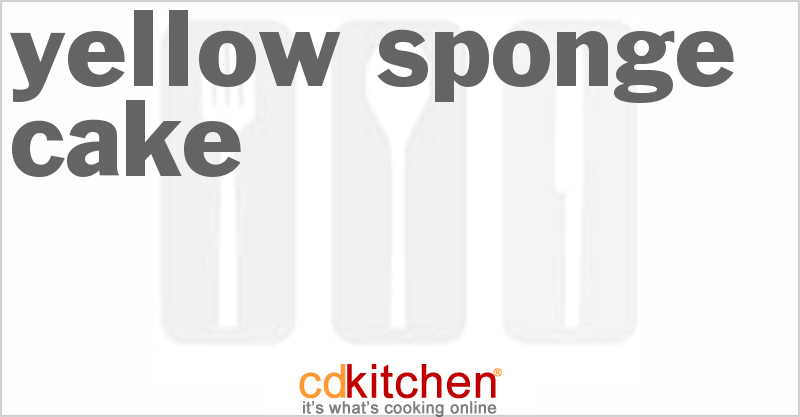 Yellow Sponge Cake - CDKitchen.com