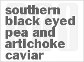 Southern Black Eyed Pea And Artichoke Caviar