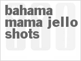 Bahama Mama Jello Shots
