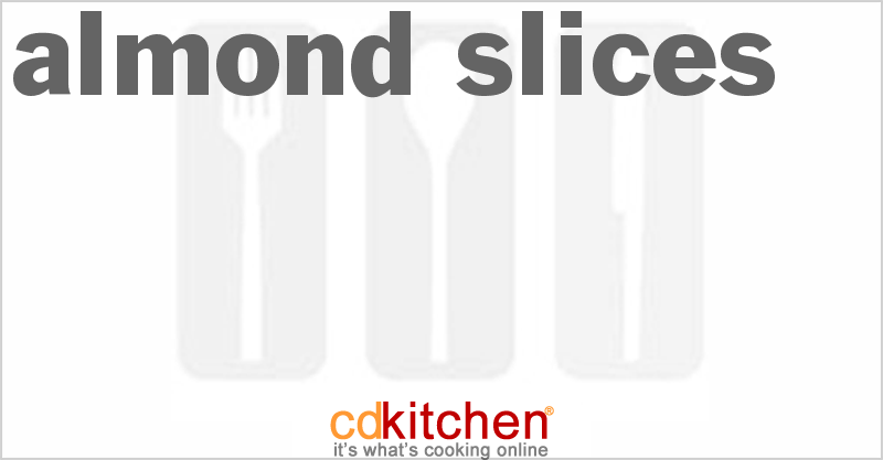 Almond Slices - CDKitchen.com
