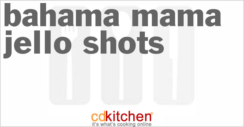 Bahama Mama Jello Shots - CDKitchen.com