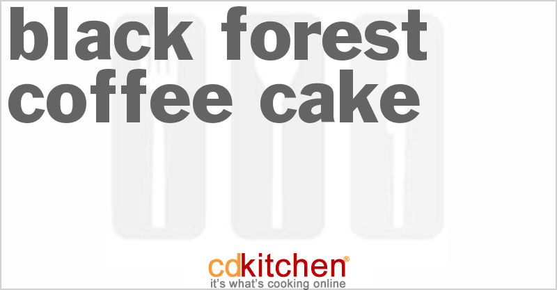 Black Forest Coffee Cake - CDKitchen.com