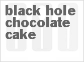 recipe for black hole chocolate cake
