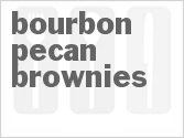 recipe for bourbon pecan brownies