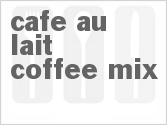 recipe for cafe au lait coffee mix