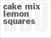 recipe for cake mix lemon squares
