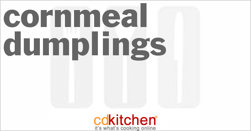 Cornmeal Dumplings - CDKitchen.com