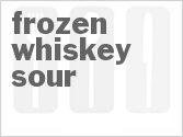 recipe for frozen whiskey sour
