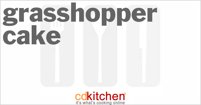 Grasshopper Cake - CDKitchen.com
