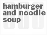 recipe for slow cooker hamburger and noodle soup