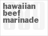 recipe for hawaiian beef marinade