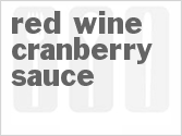 recipe for red wine cranberry sauce