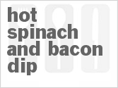 recipe for hot spinach and bacon dip