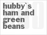 recipe for hubby's slow cooker ham and green beans