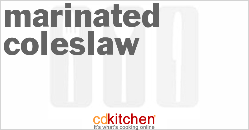 Marinated Coleslaw - CDKitchen.com