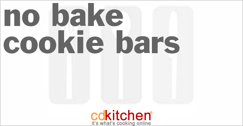 No-Bake Cookie Bars - CDKitchen.com