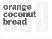 recipe for orange coconut bread