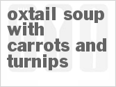 recipe for oxtail soup with carrots and turnips