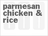 recipe for parmesan chicken & rice