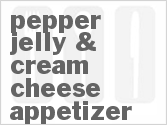 recipe for pepper jelly & cream cheese appetizer