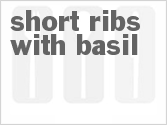 recipe for short ribs with basil