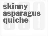 recipe for skinny asparagus quiche