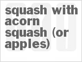 recipe for slow cooker squash with acorn squash (or apples)