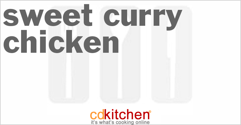 Sweet Curry Chicken - CDKitchen.com