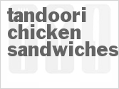 recipe for tandoori chicken sandwiches