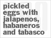 Pickled Eggs With Jalapenos, Habaneros And Tabasco