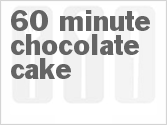 recipe for 60 minute chocolate cake