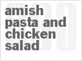 recipe for amish pasta and chicken salad