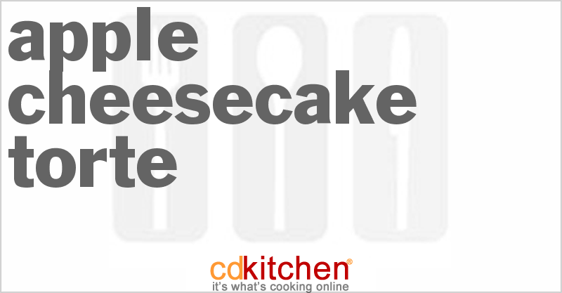 Apple Cheesecake Torte - CDKitchen.com